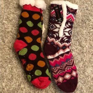 Sherpa Lined Slipper Socks